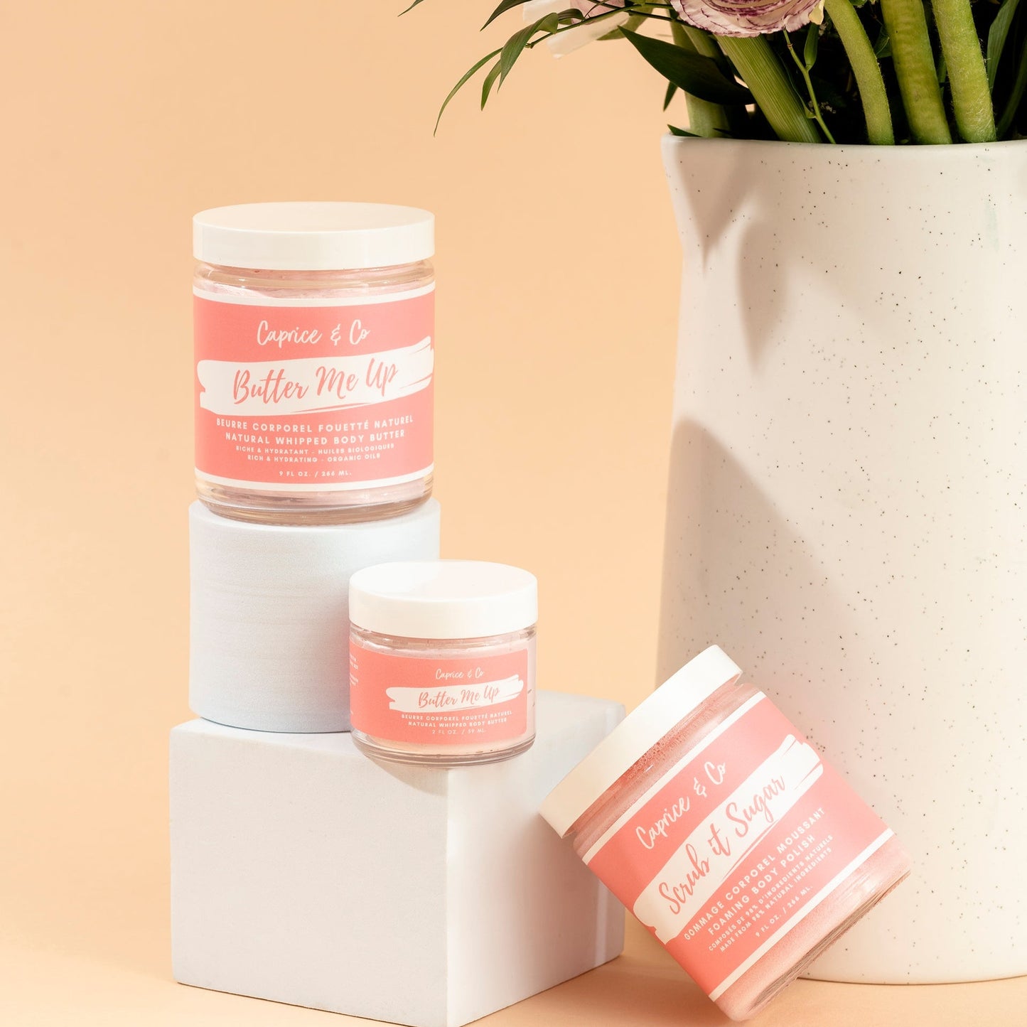 Foaming Body Scrub - Pomegranate + Apple Nectar + Amber & Vanilla