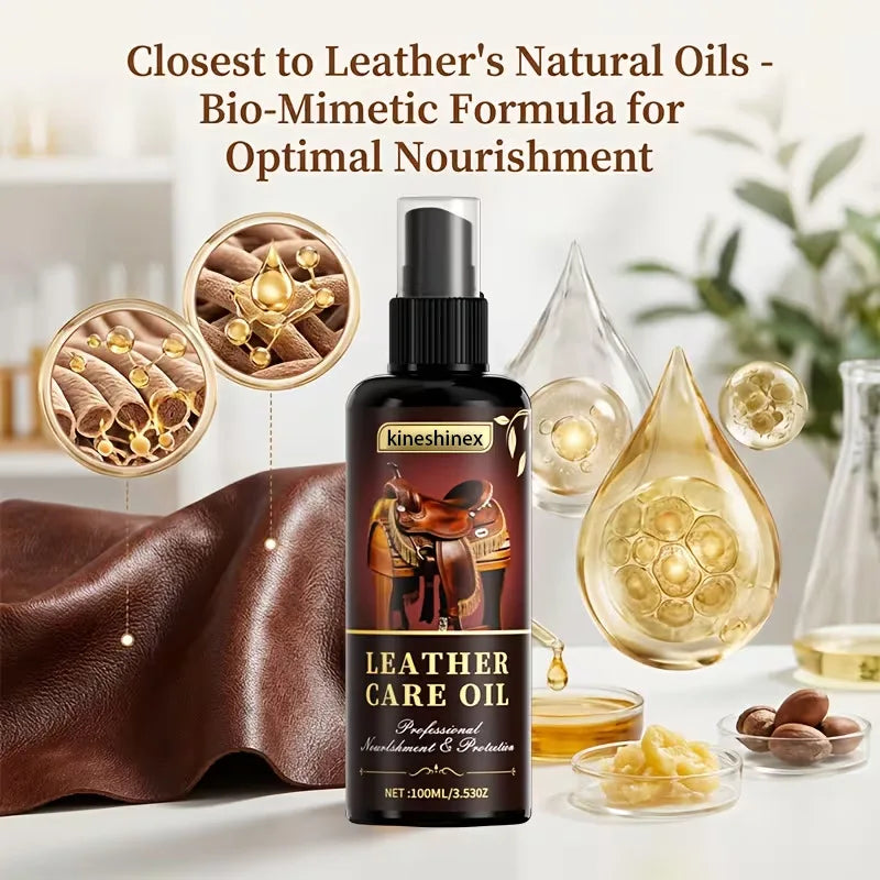 Saddle Care Oil Long-lasting Maintenance for Tack Softens,Protects and