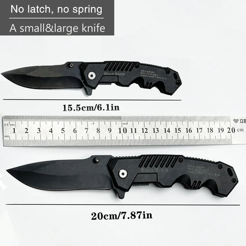 Portable Multifunctional Folding Survival Knife with Sharp Pocket