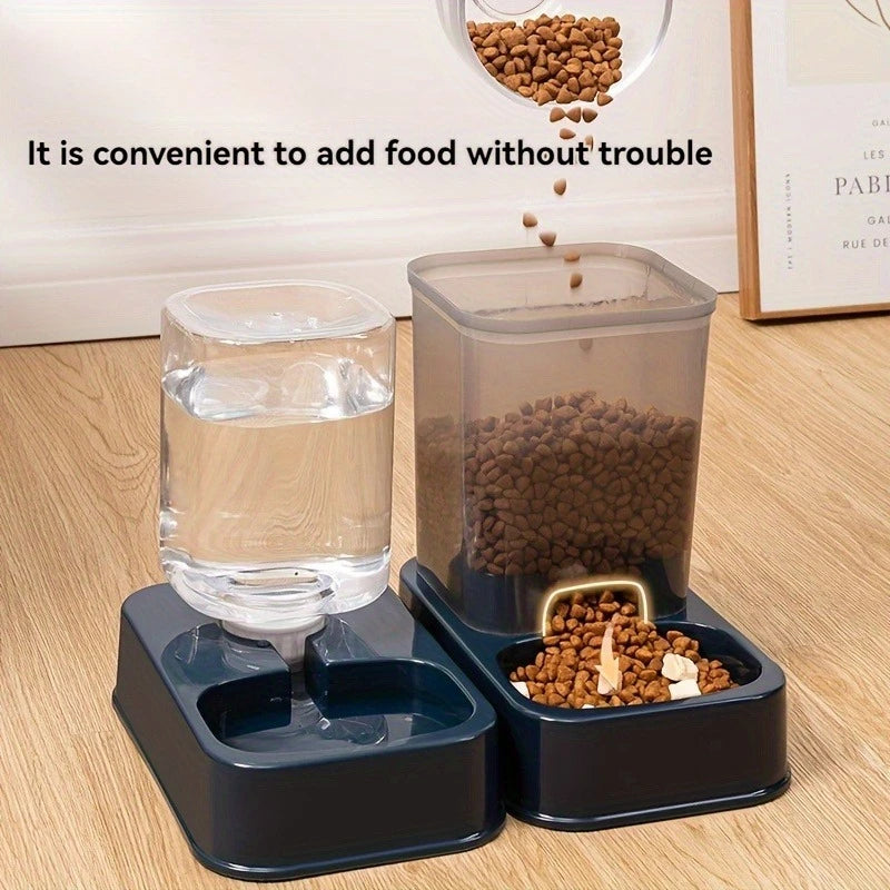 Automatic Cat and Dog Feeder with Drinker - Pet Food Bowl and Drinker