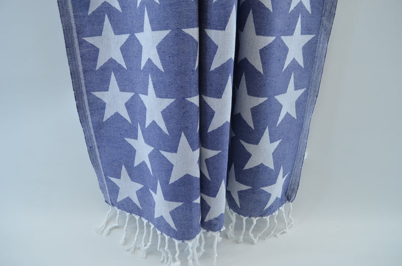 American Flag Turkish Cotton Towel