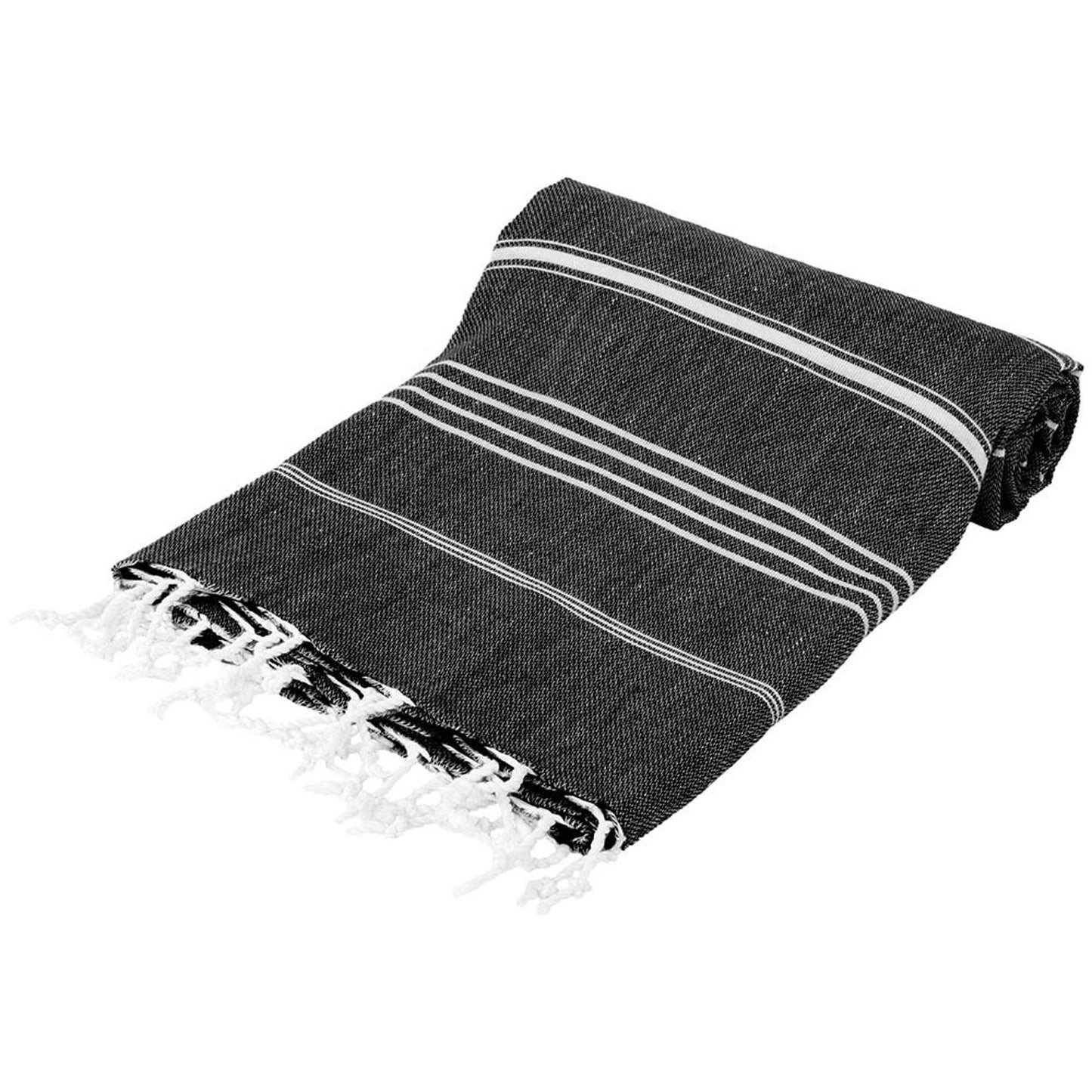 Black Monaco Turkish Towel