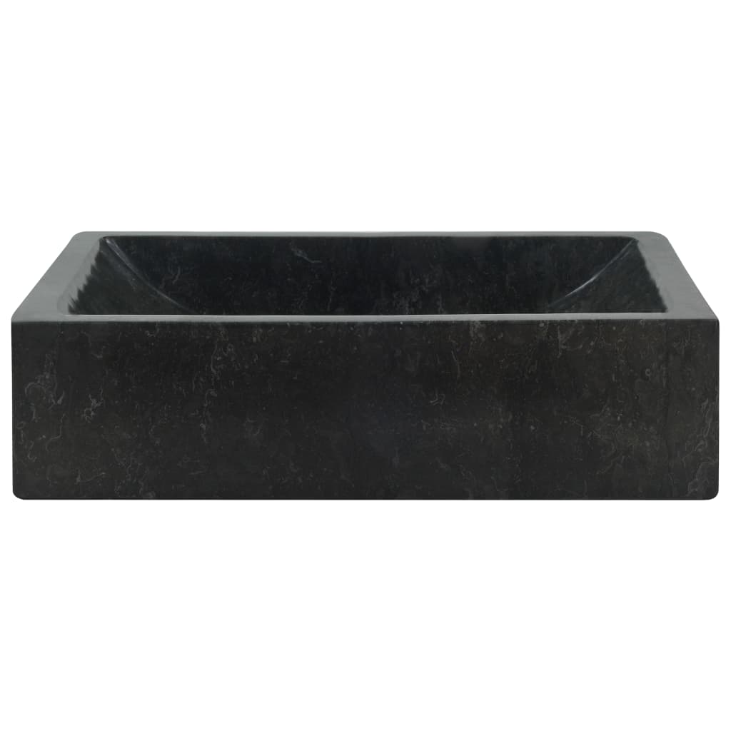 NNEVL Sink 45x30x12 cm Marble Black