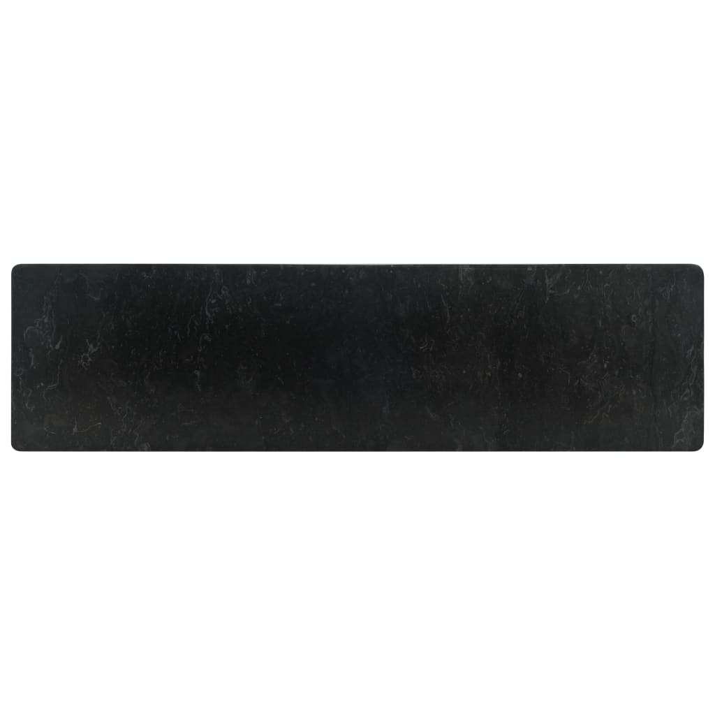 NNEVL Sink 45x30x12 cm Marble Black