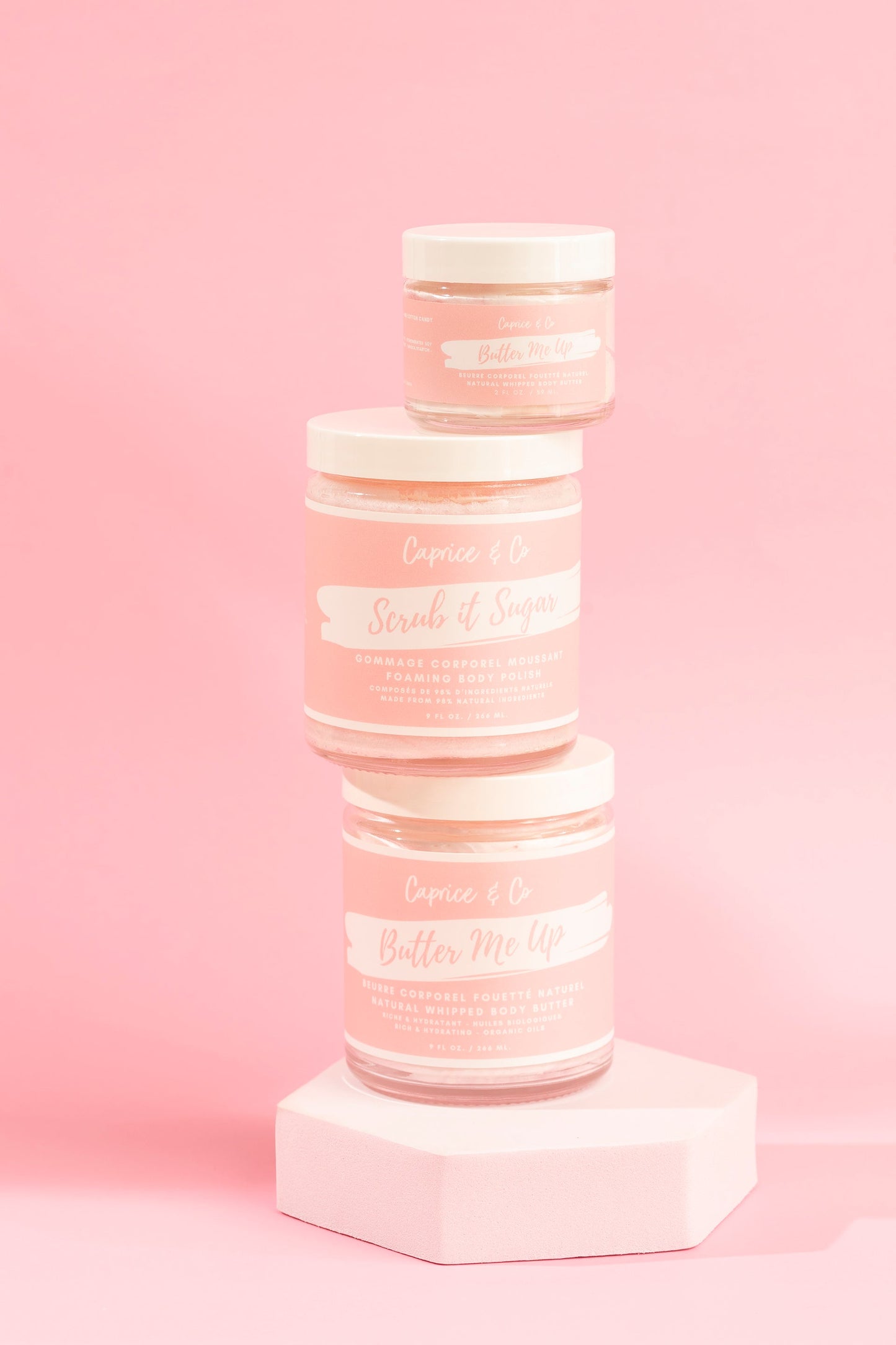 Foaming Body Scrub - Sugared Blackberries + Pink Cotton Candy