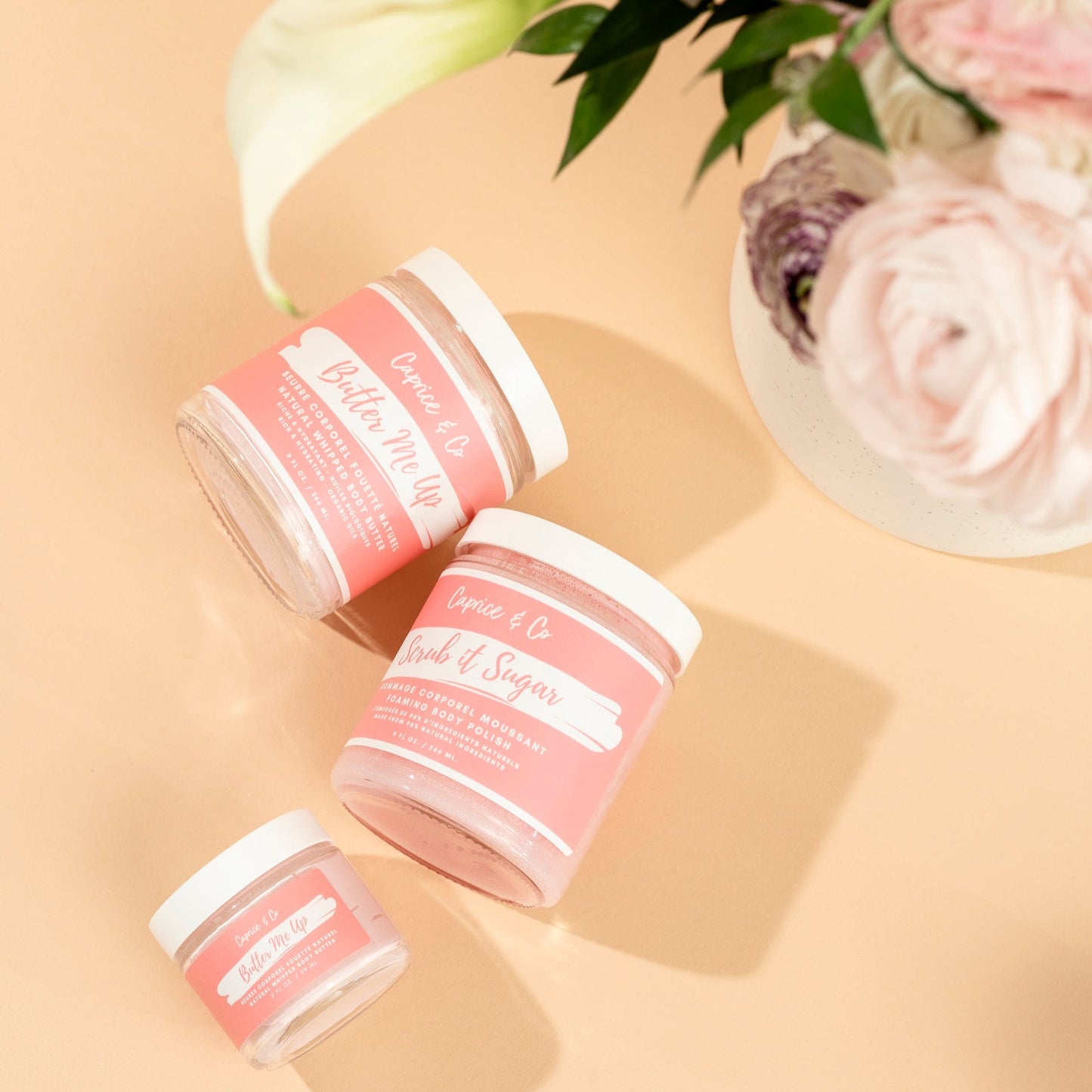 Foaming Body Scrub - Pomegranate + Apple Nectar + Amber & Vanilla