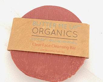 Organic Rose Clay Facial Cleansing Bar