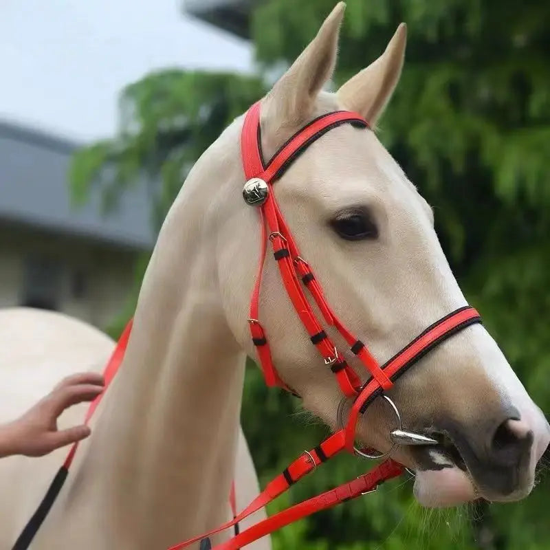 Horse Head Collar Halter Horse Riding Bridle High-quality PVC Horse