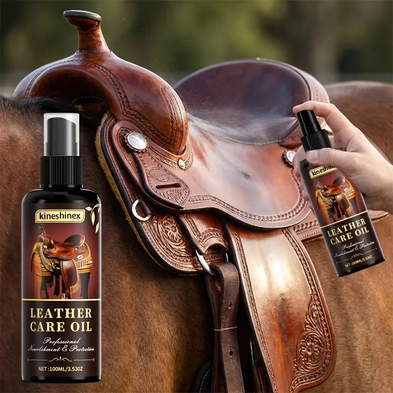Saddle Care Oil Long-lasting Maintenance for Tack Softens,Protects and