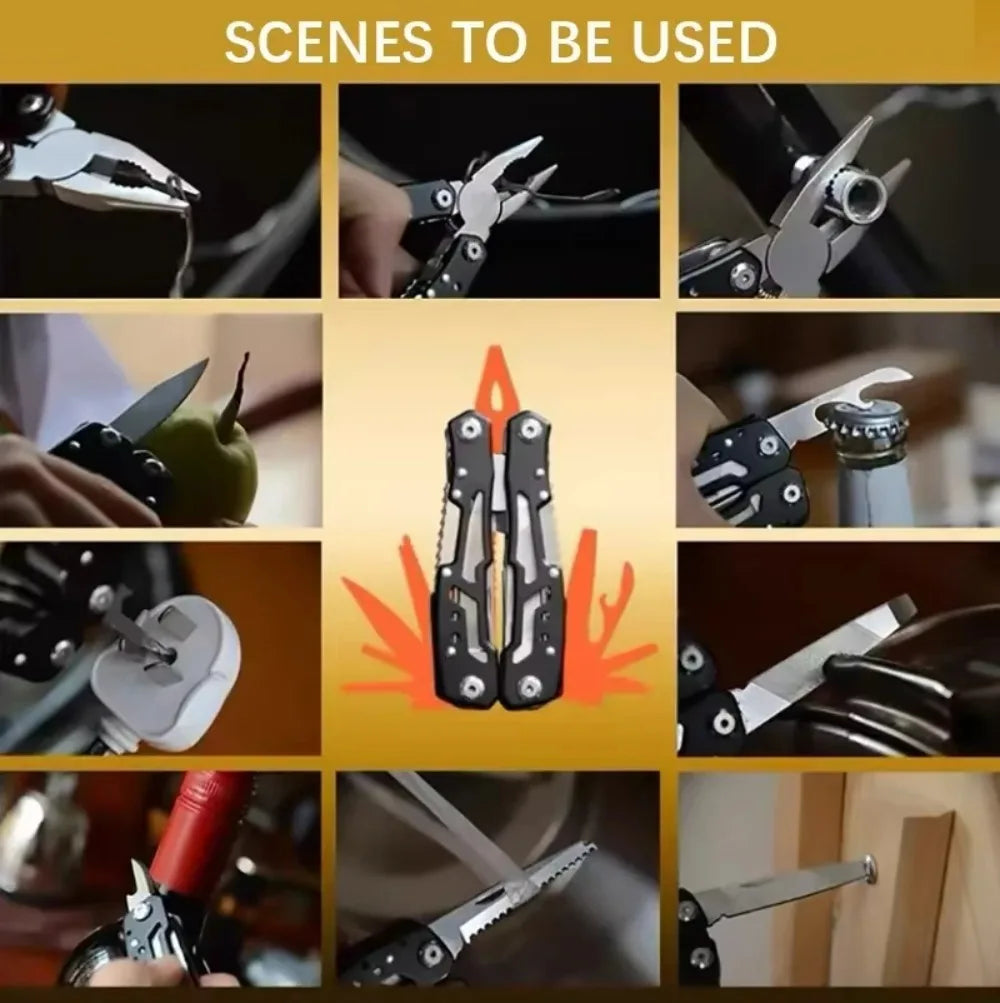 Multi-tool Pliers Outdoor Combination Knife Pliers Stainless Steel