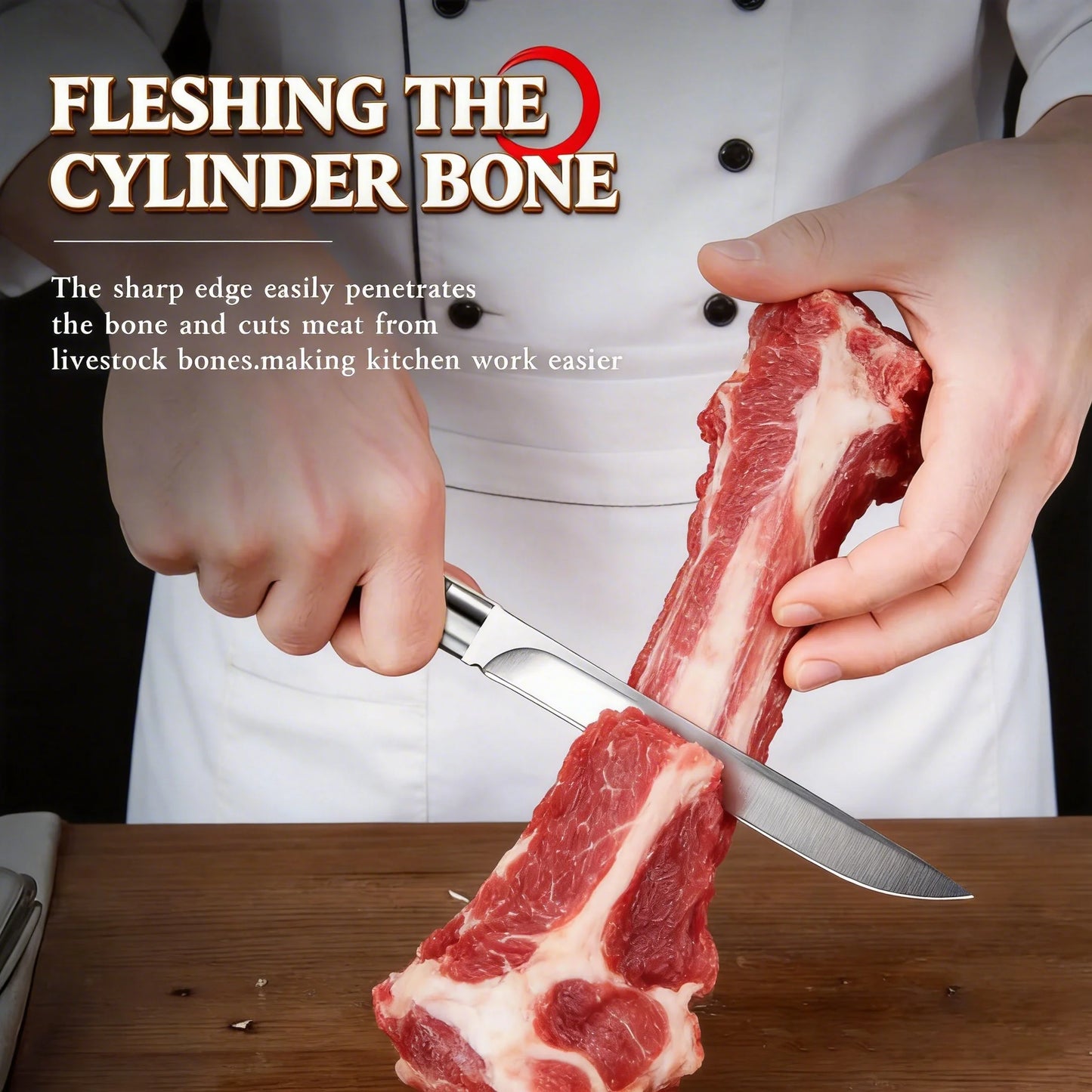 High-hardness stainless steel kitchen knife, professional fruit knife