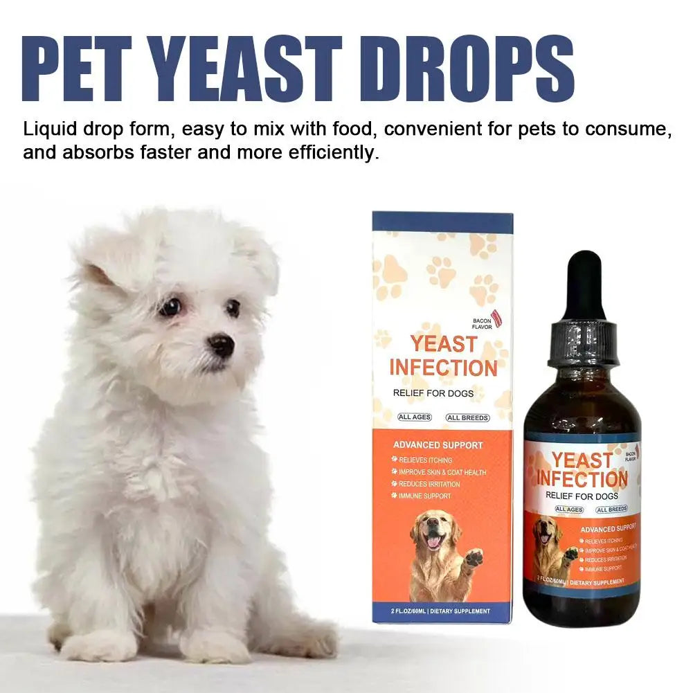 60ML 3kinds Dog Pet Drops Gentle Care Supplement To Maintain Healthy