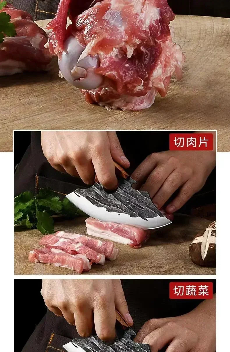 2025new  Pick Bones Dedicated Knife Hand-Forged Meat Cutting Knife