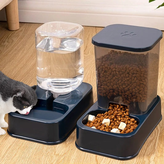 Automatic Cat and Dog Feeder with Drinker - Pet Food Bowl and Drinker