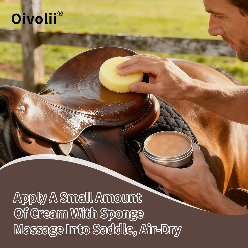 Oivolii Leather Saddle Cream Premium Deep Conditioning Restores