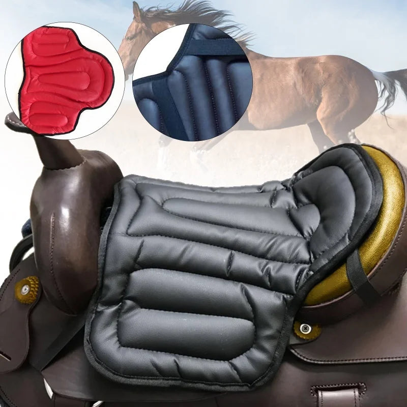 Horse Riding Saddle Pad artificial leather Shock Soft Equestrian Seat