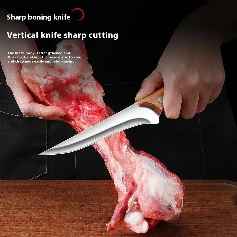 Stainless Steel Fillet Boning Knife Professional Chef's Kitchen Knife