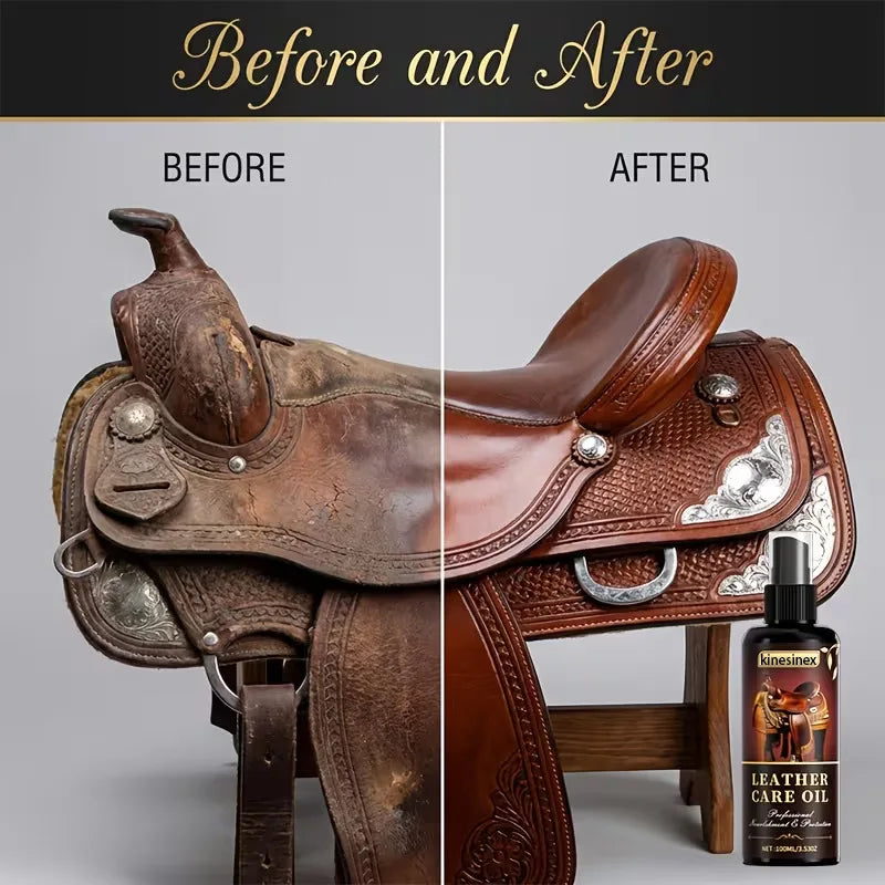 Saddle Care Oil Long-lasting Maintenance for Tack Softens,Protects and