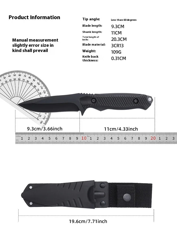Outdoor Tactical Knife Personal Defense Sharp Diving Utility Knife