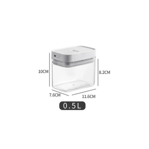 Pasta Storage Box Transparent Plastic Grain Seal Tank Spaghetti