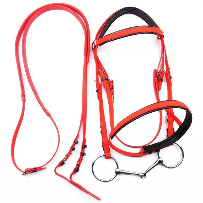 Horse Head Collar Halter Horse Riding Bridle High-quality PVC Horse