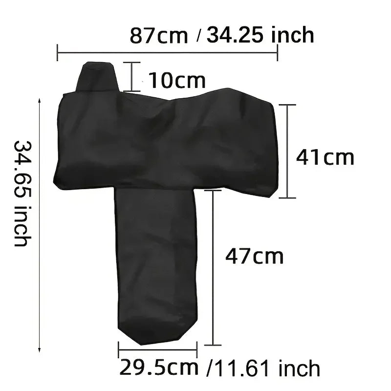 Horse Saddle Cover Dust-proof Sunlight-proof Oxford Cloth Western