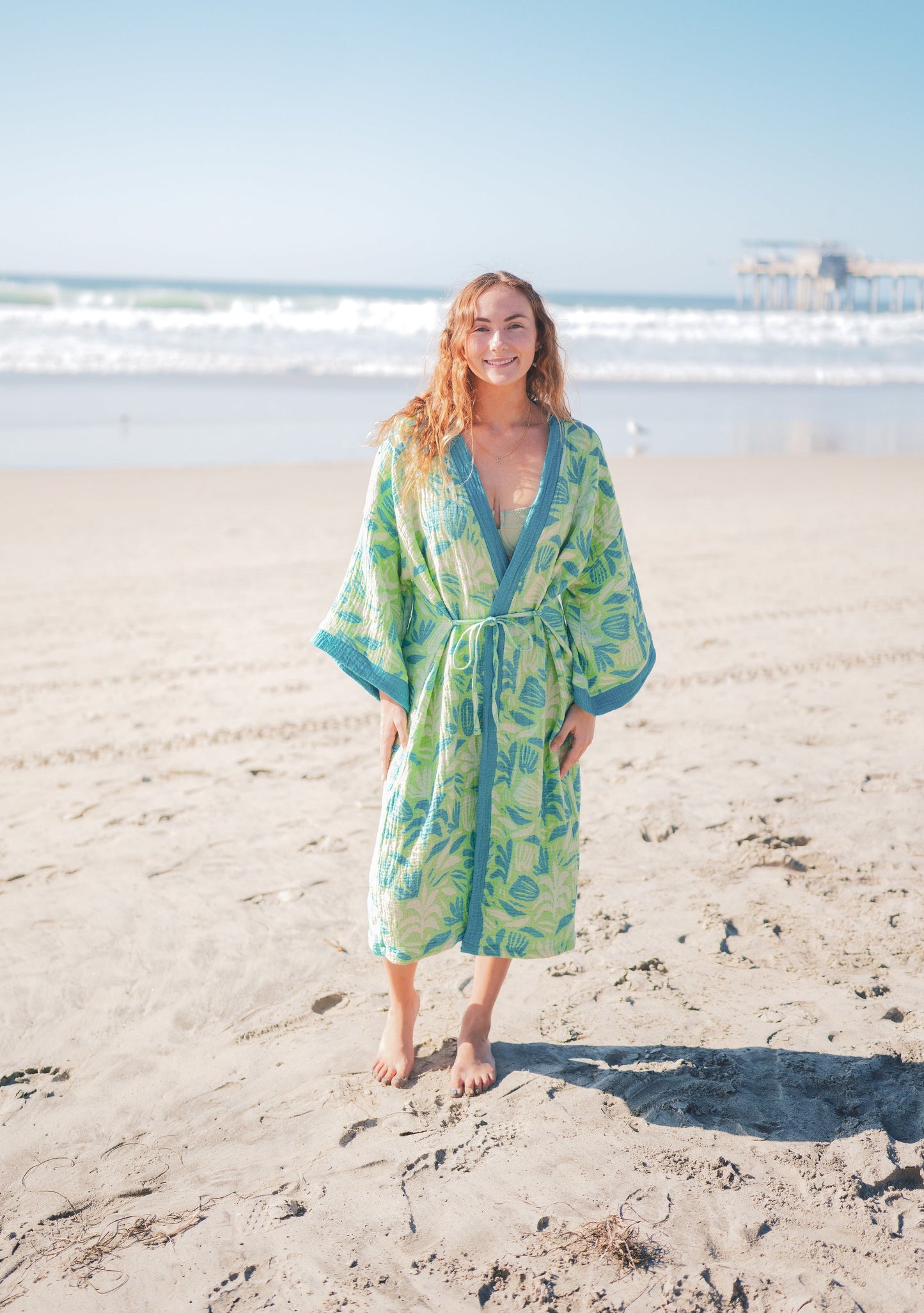 Turkish Muslin Cotton Kimono Robe