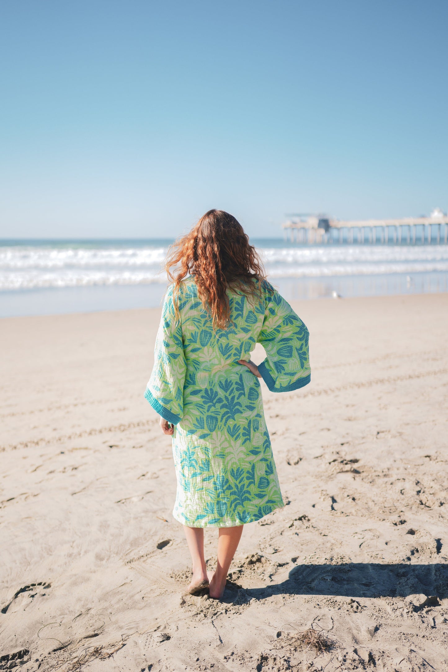 Turkish Muslin Cotton Kimono Robe