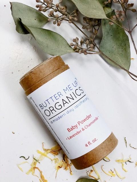 Organic Natural Talc-Free Baby Powder (8oz)