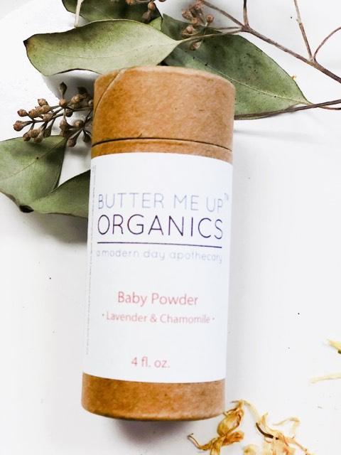 Organic Natural Talc-Free Baby Powder (8oz)