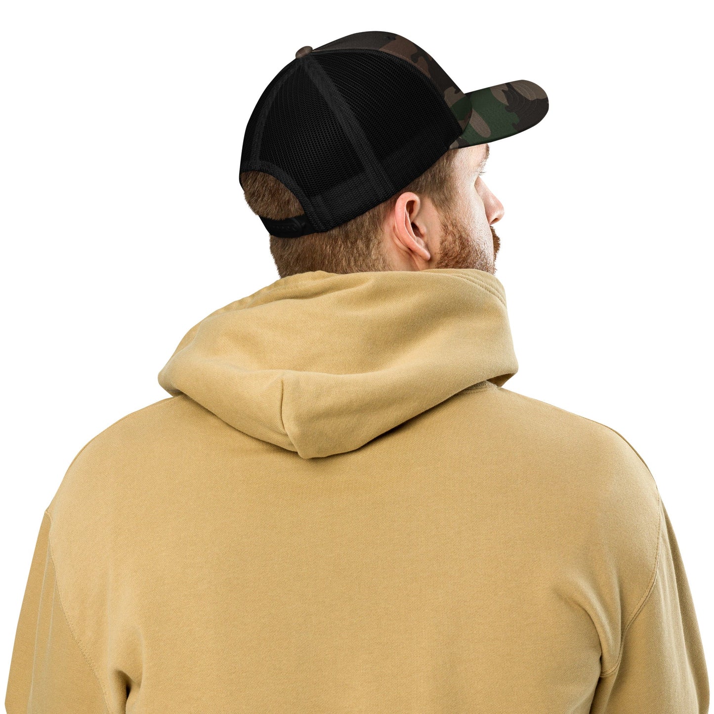 Camouflage trucker hat-3