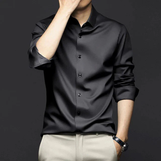 Men Super Soft Party Wear Satin Shirt
