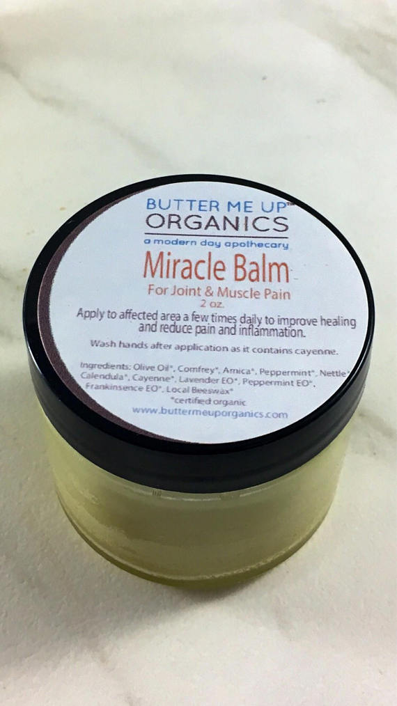 Organic Warming Herbal Massage Salve