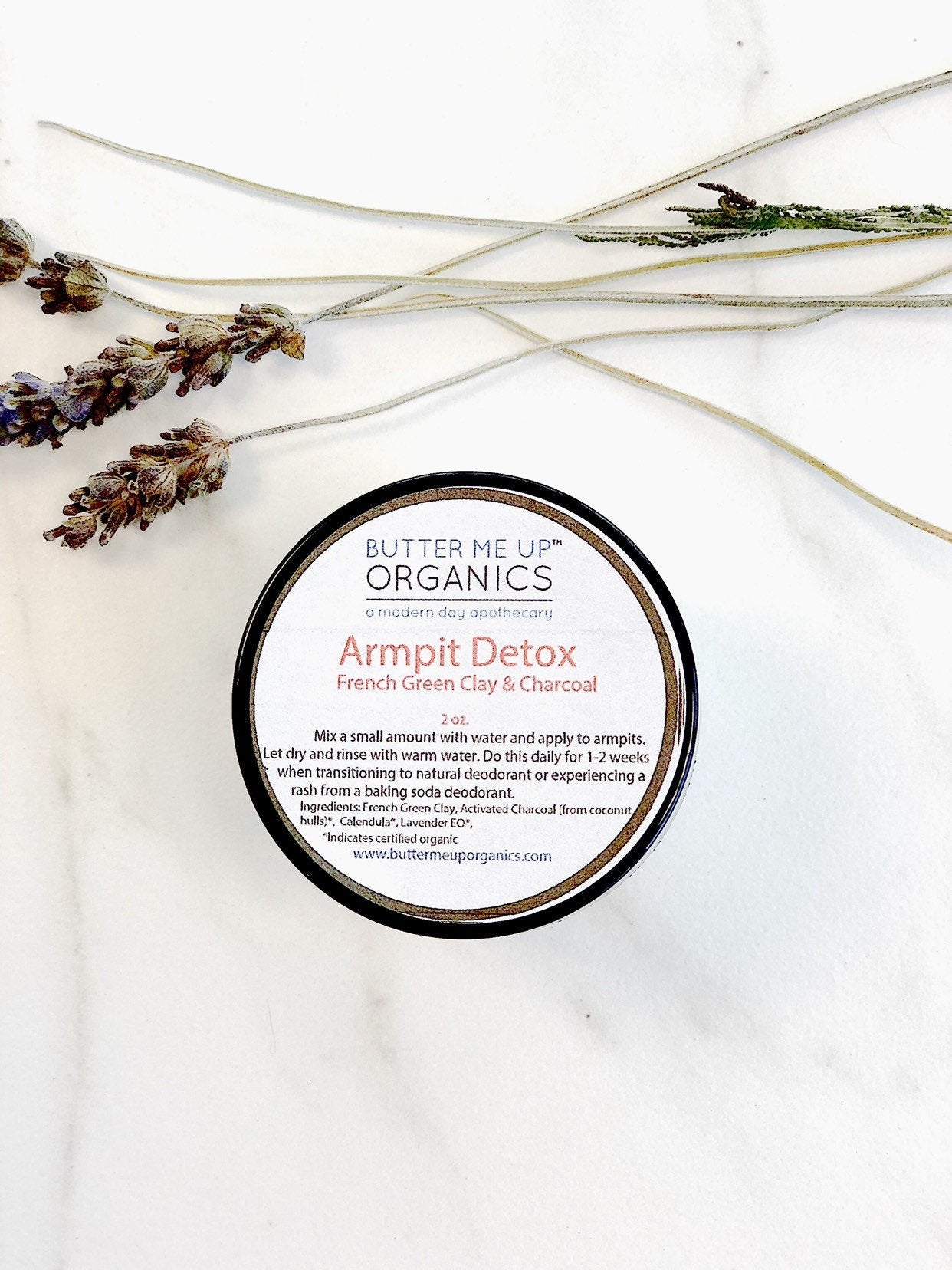 Organic Underarm Clay Mask-Armpit Detox
