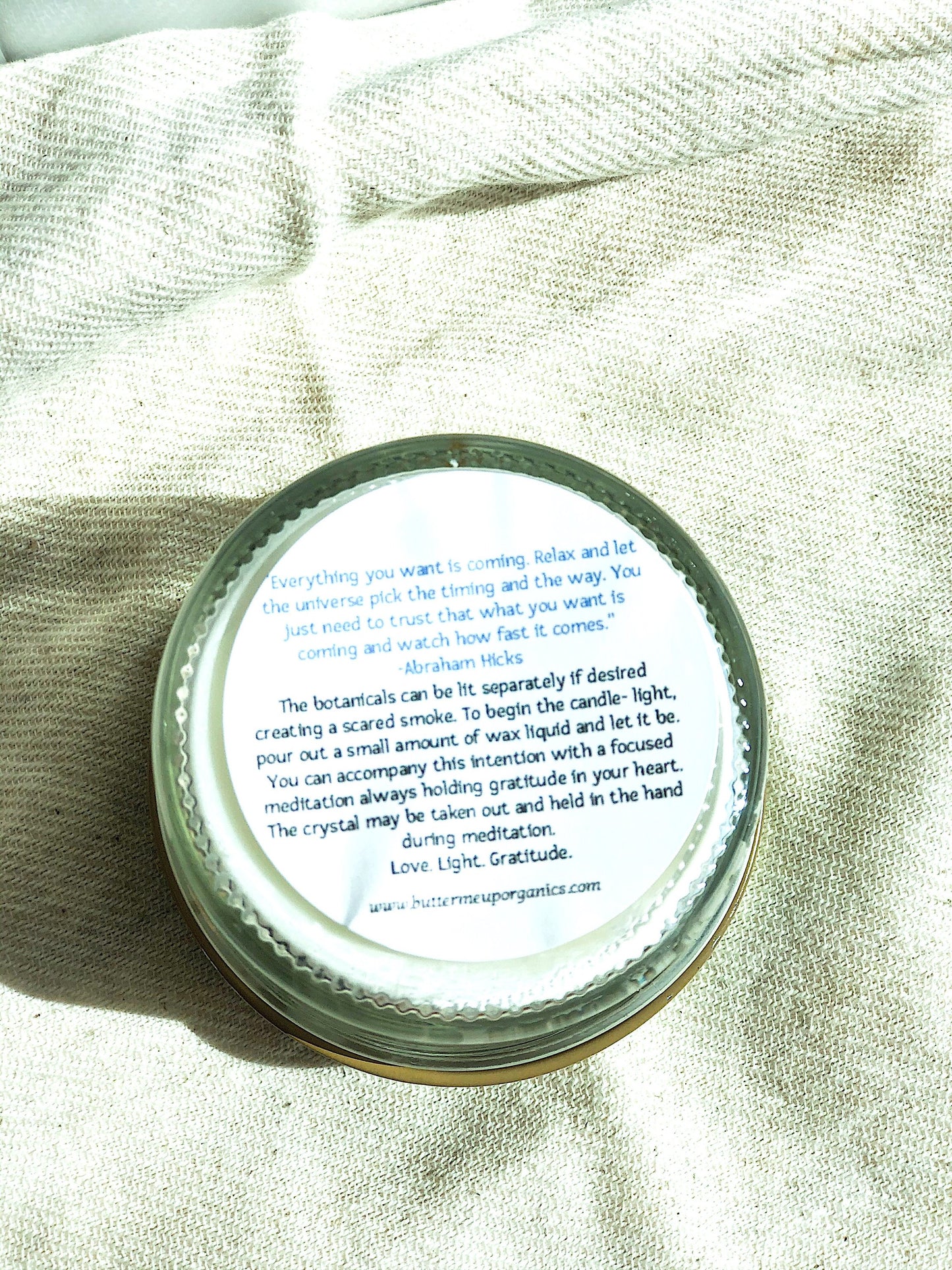 Blessings & Gratitude Botanical Candle