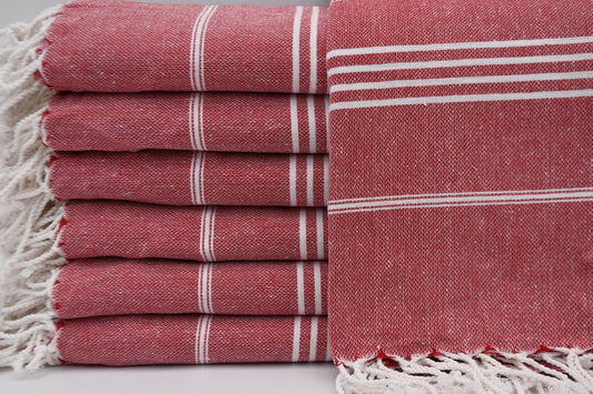 Red Monaco Turkish Cotton Towel